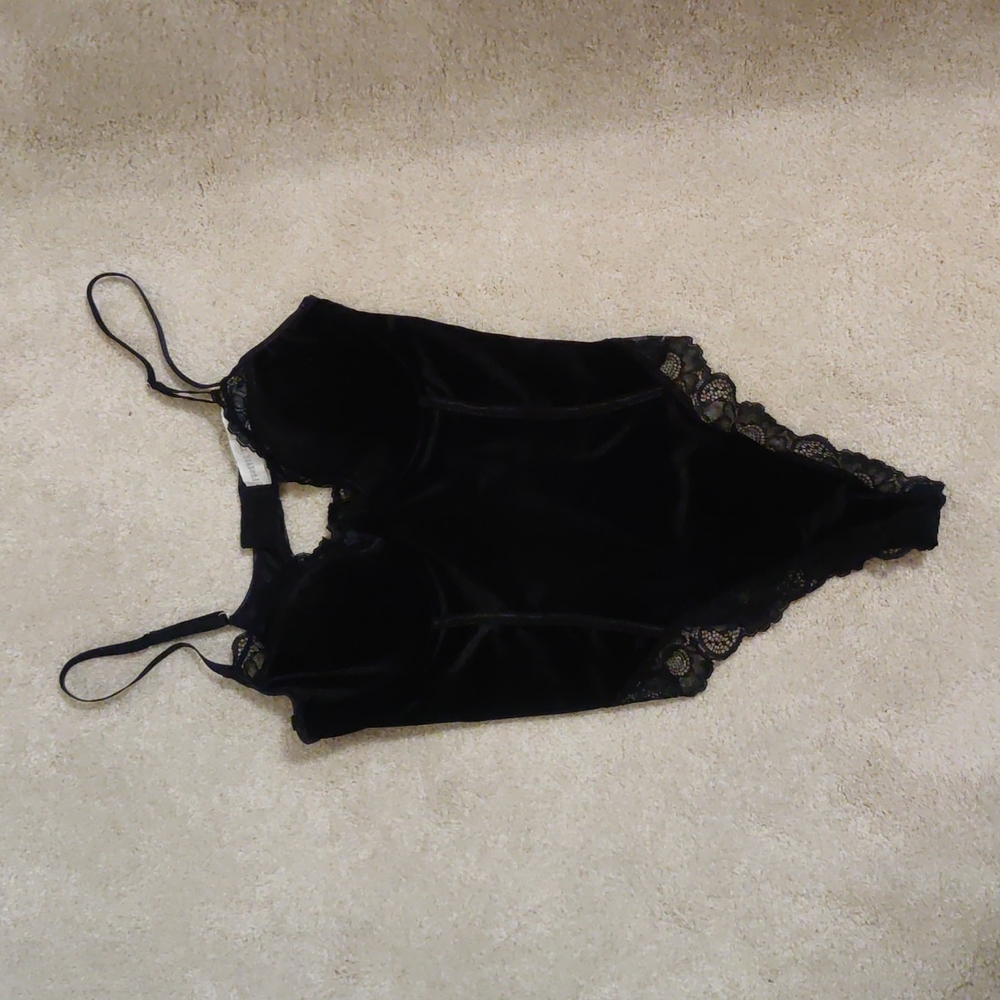 Forever 21 Black bodysuit xl